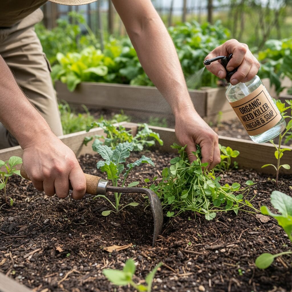 Découvrez 7 techniques infaillibles de désherbant naturel pour éliminer les mauvaises herbes et leurs racines efficacement. Conseils écologiques pour un jardin sain et sans produits chimiques.
