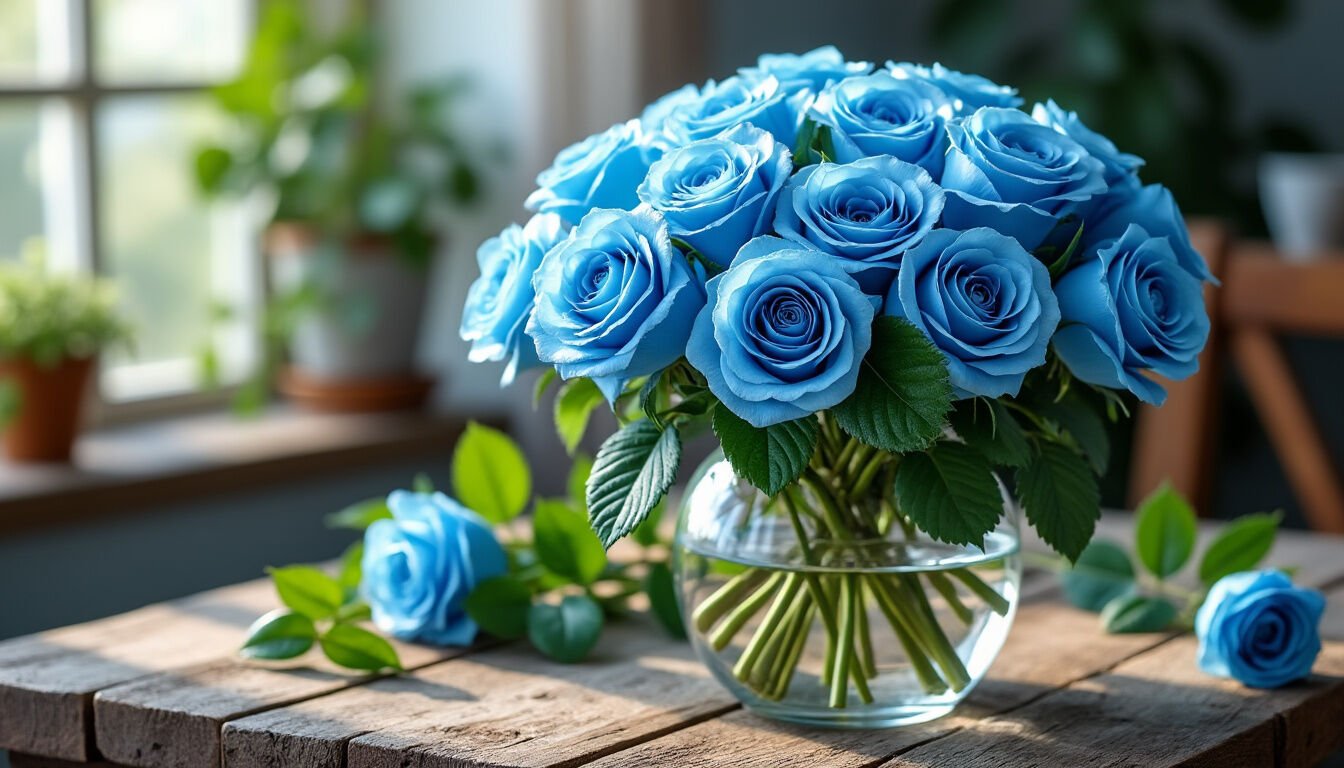 Découvrez la signification fascinante des roses bleues : symbolisme, origines et messages cachés derrière cette fleur rare et mystérieuse. Idéal pour comprendre ce qu'offrent ces roses hors du commun !