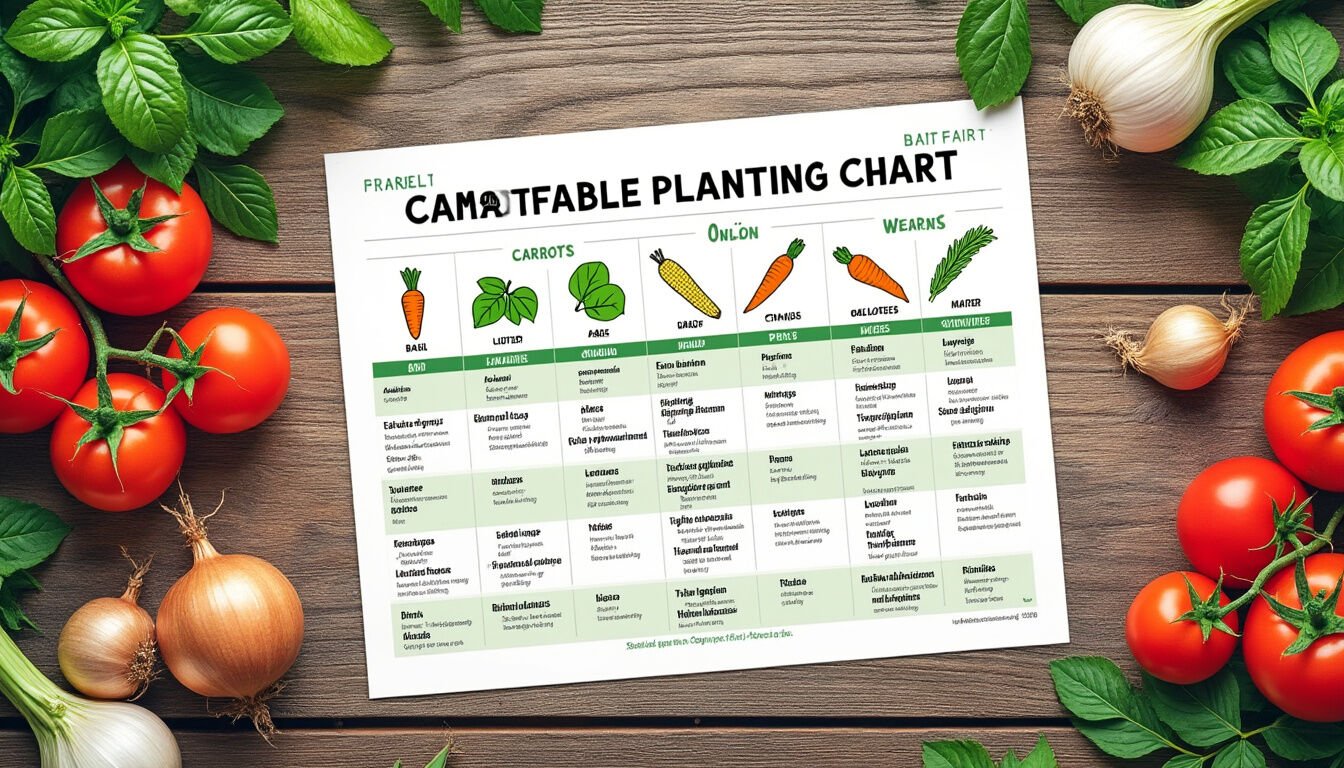 Découvrez notre tableau PDF pratique des meilleures associations de légumes au potager pour favoriser la croissance, repousser les nuisibles et optimiser vos récoltes. Idéal pour débutants et jardiniers confirmés !