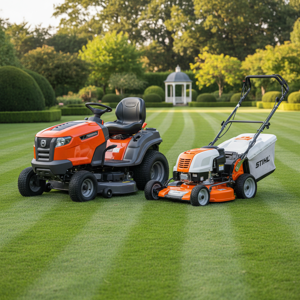 découvrez notre comparaison détaillée entre husqvarna et stihl, deux marques phares de tondeuses à gazon. trouvez la meilleure tondeuse selon les conseils des experts pour un jardin parfaitement entretenu.