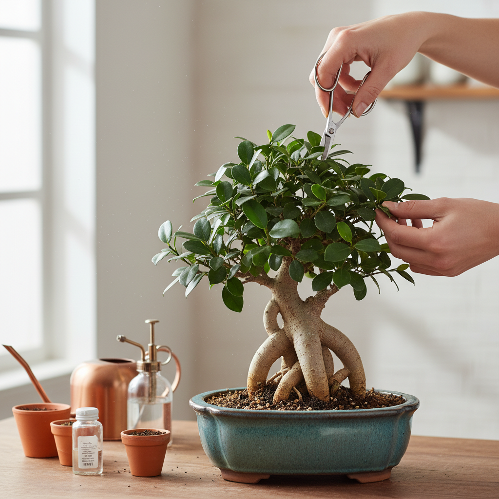 découvrez nos conseils pratiques pour l'entretien de votre ficus ginseng et maintenez votre arbre en bonne santé toute l'année.